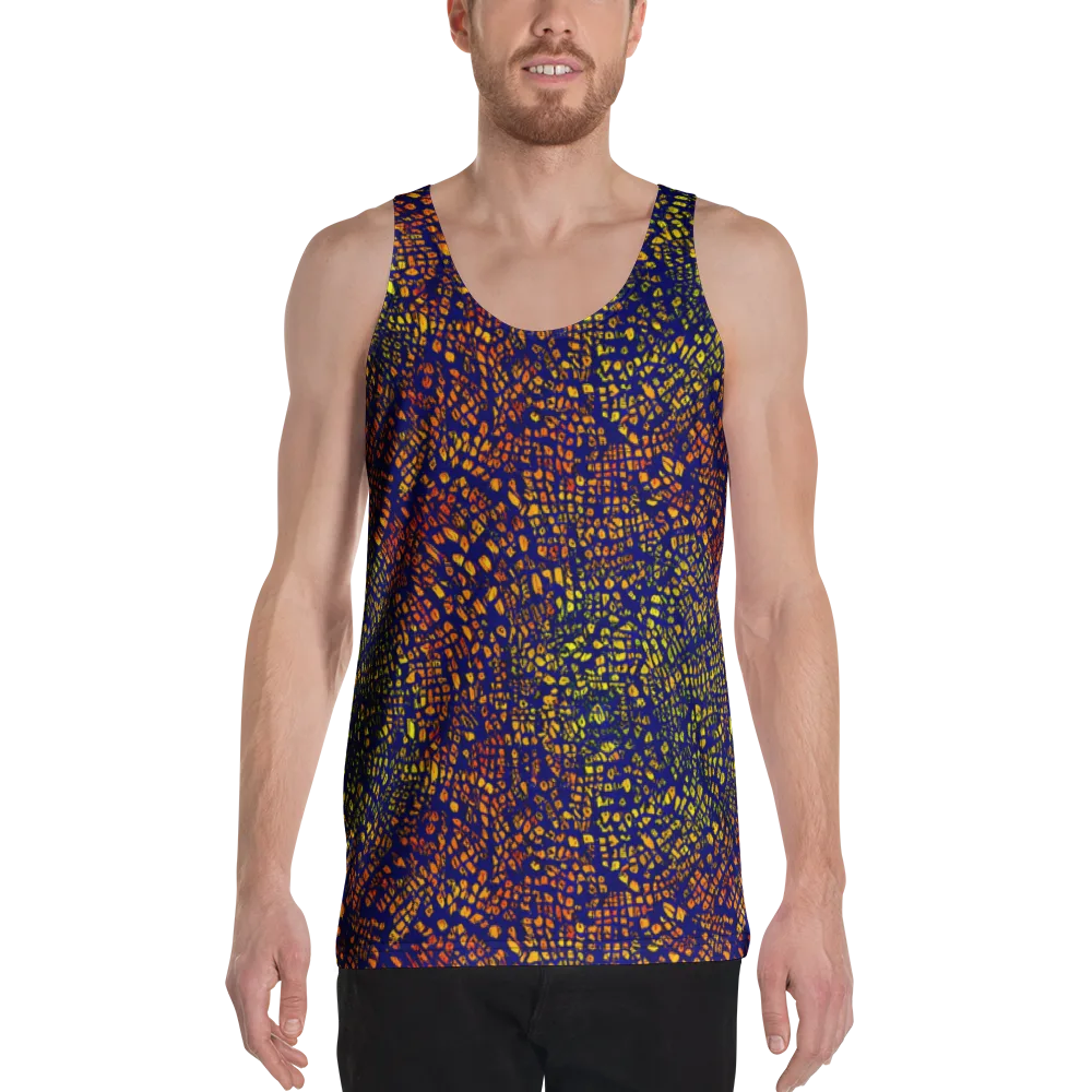 Midnight Shards on Men's Tank Top — Front