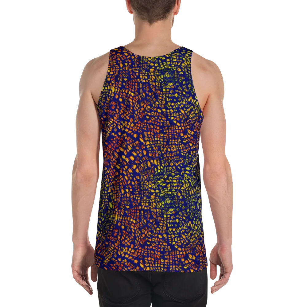 Midnight Shards on Men's Tank Top — Back