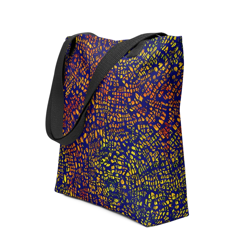 Midnight Shards on Tote Bag — Front