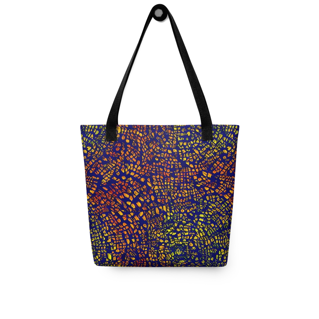 Midnight Shards on Tote Bag — Front