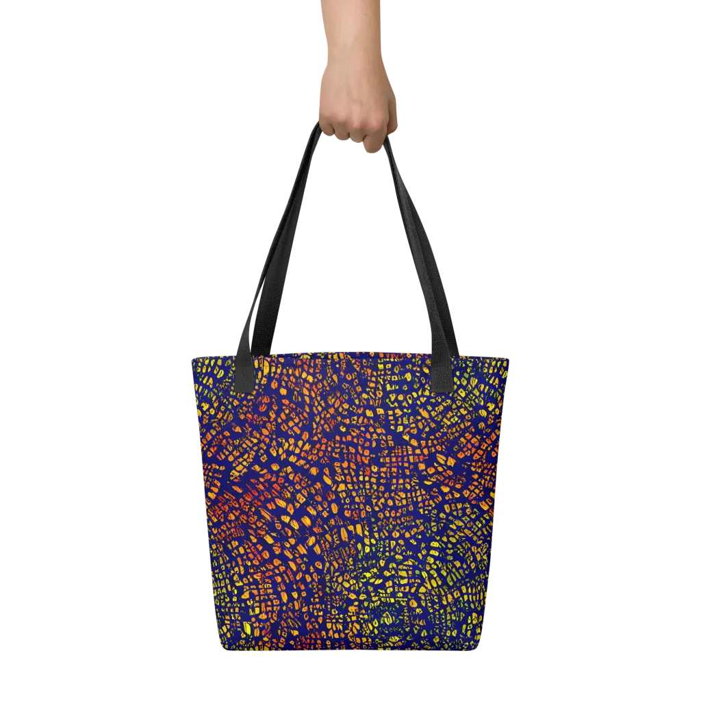 Midnight Shards on Tote Bag — Front