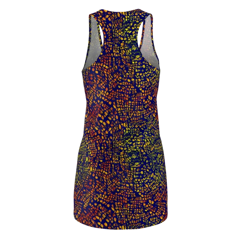 Midnight Shards on Racerback Dress — Back