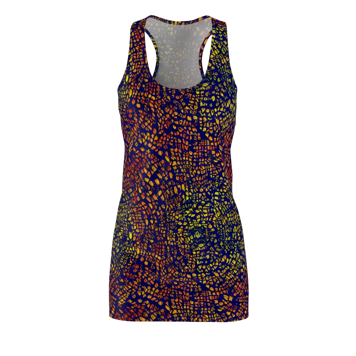 Midnight Shards on Racerback Dress — Front