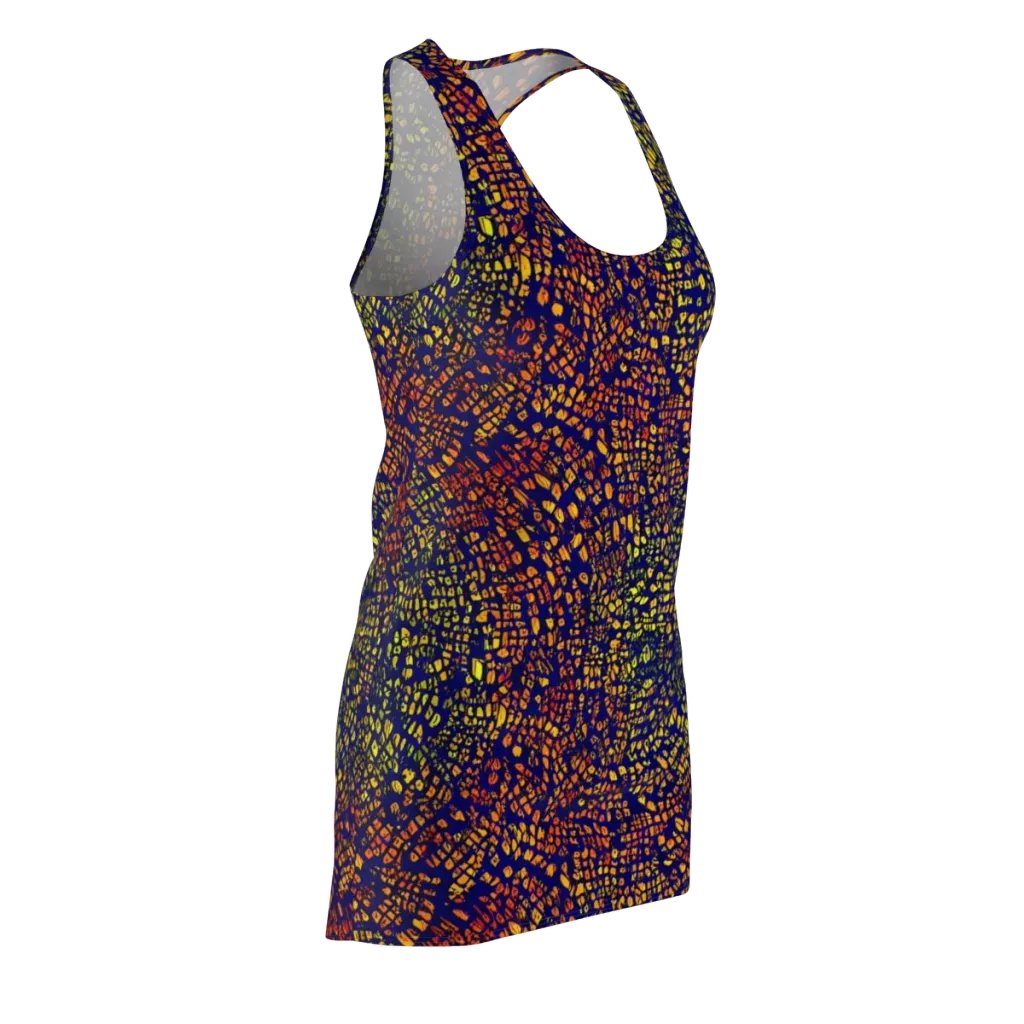 Midnight Shards on Racerback Dress — Front Side