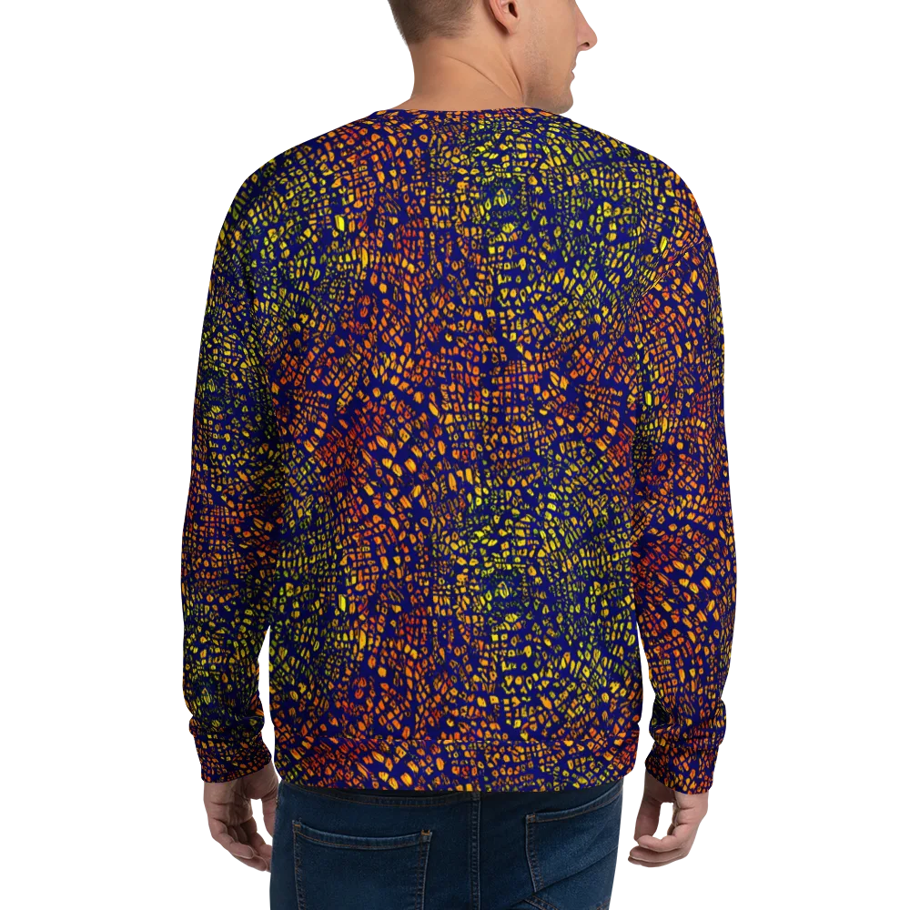 Midnight Shards on Sweatshirt — Back