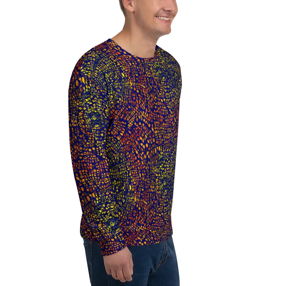 Midnight Shards on Sweatshirt — Right Front