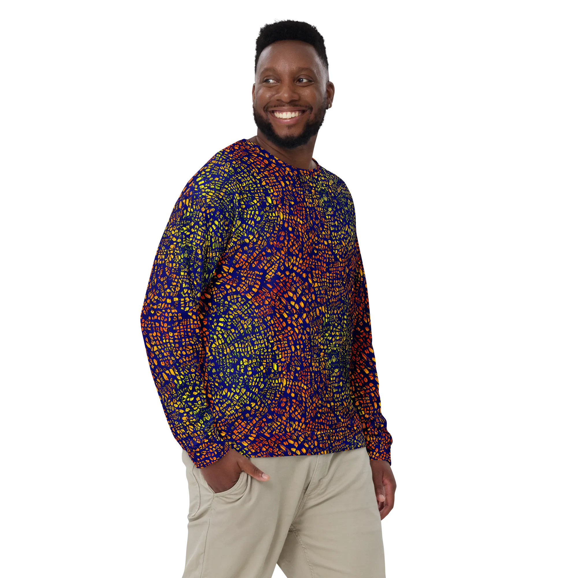 Midnight Shards on Sweatshirt — Front