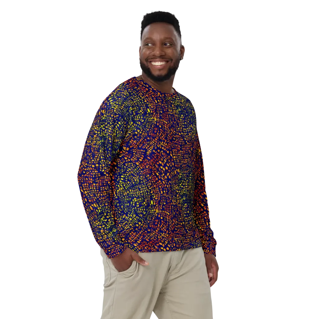 Midnight Shards on Sweatshirt — Front