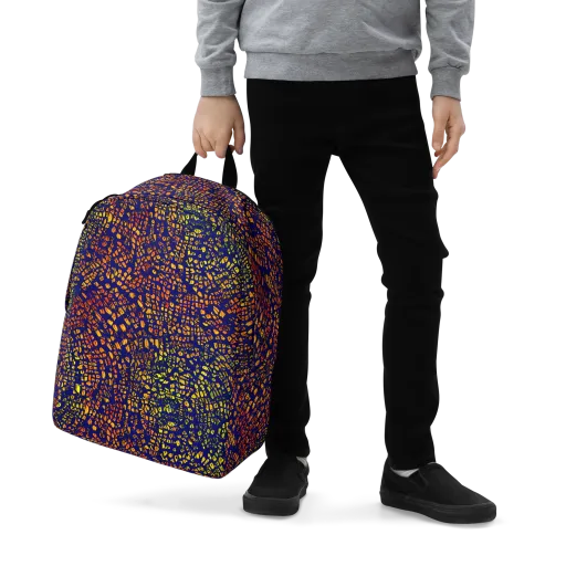 Midnight Shards on a Minimalist Backpack