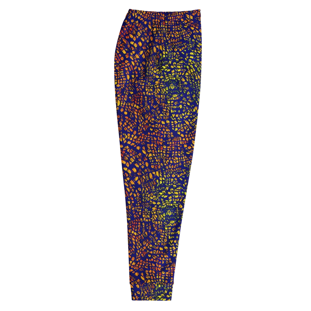 Midnight Shards on Men's Joggers — Right