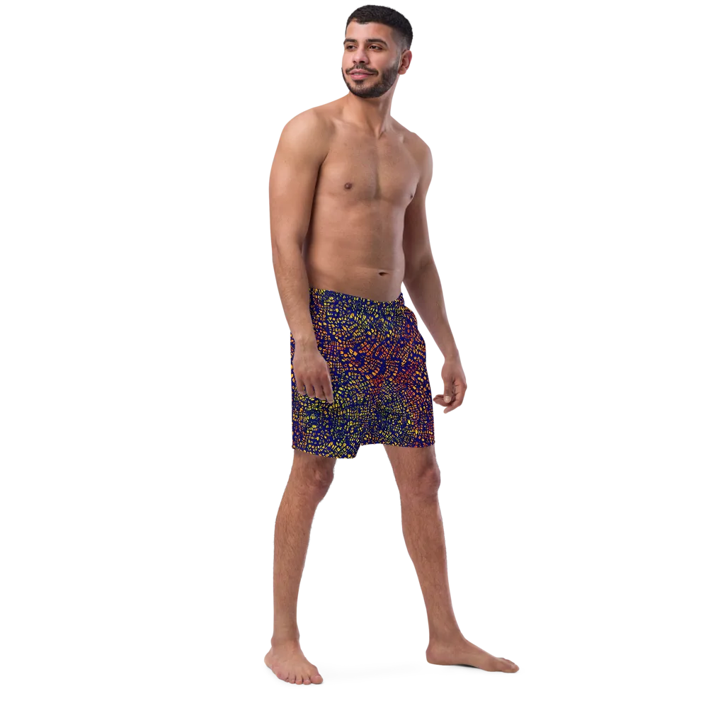 Midnight Shards on Swim Trunks — Right Front
