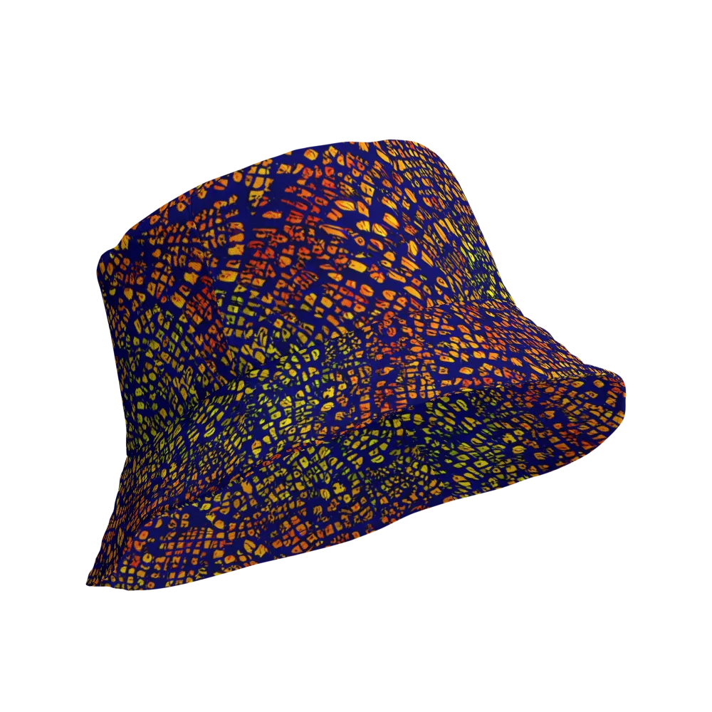 Midnight Shards on Reversible Bucket Hat — Product details Outside