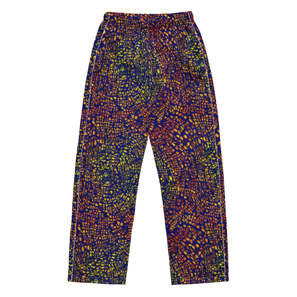 Midnight Shards on Women's Pajama Pants — Front