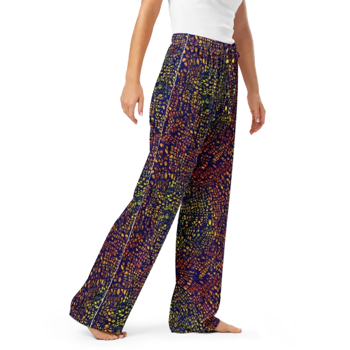 Midnight Shards on a Women's Pajama Pants
