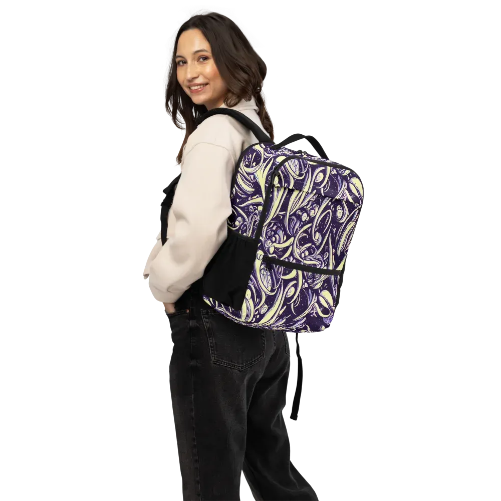 Ivory Orbit on Utility Backpack — Back