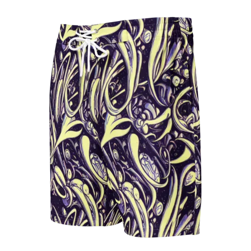 Ivory Orbit on a Men's Board Shorts