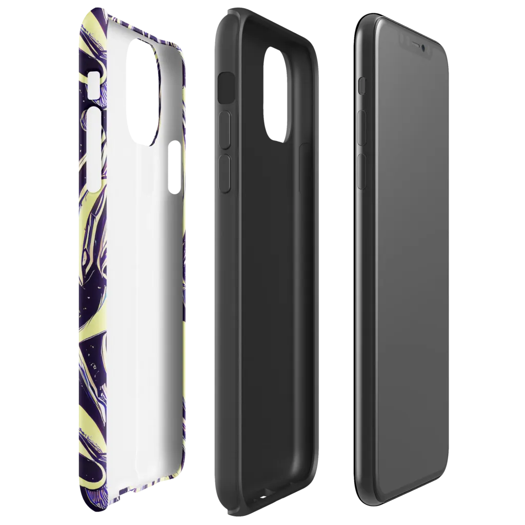 Ivory Orbit on Tough Case for iPhone® — Right