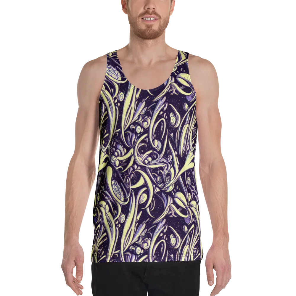 Ivory Orbit on Men's Tank Top — Front