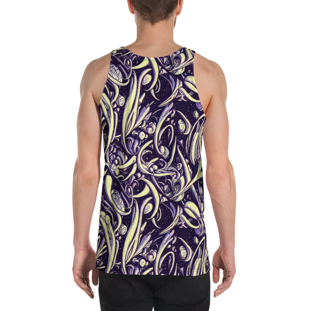 Ivory Orbit on Men's Tank Top — Back