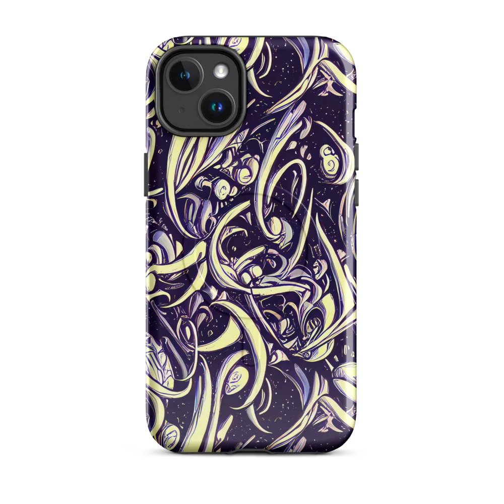 Ivory Orbit on MagSafe Tough Case for iPhone® — Front