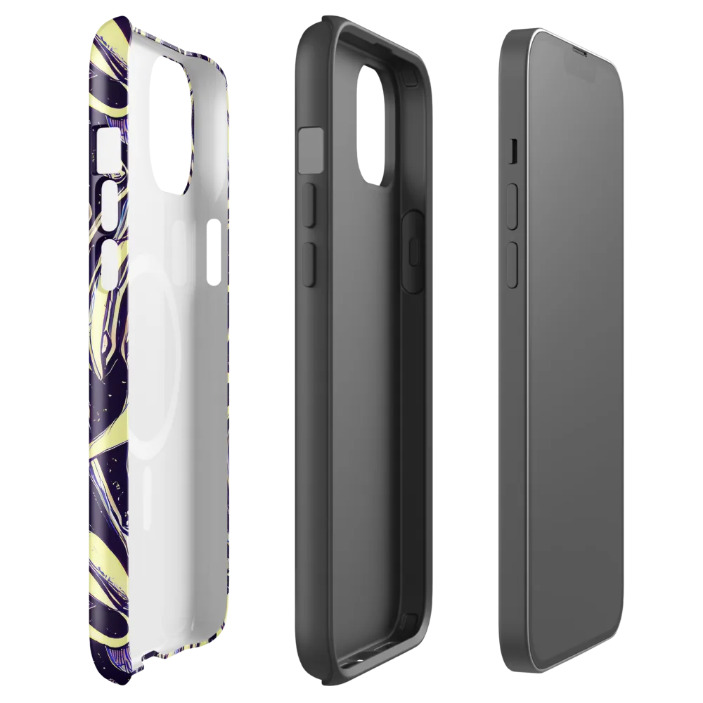 Ivory Orbit on MagSafe Tough Case for iPhone® — Front
