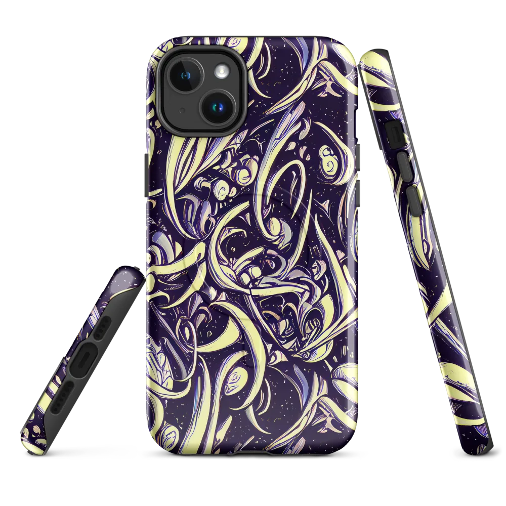 Ivory Orbit on MagSafe Tough Case for iPhone® — Front