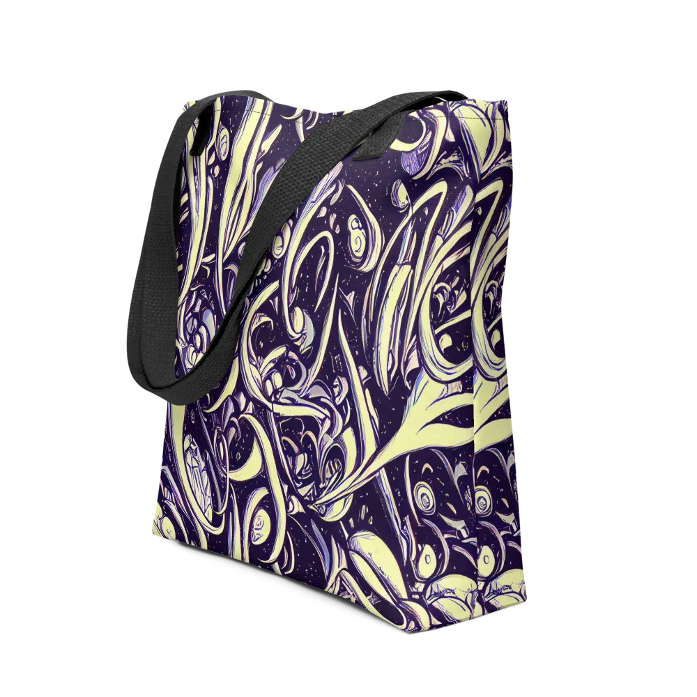 Ivory Orbit on Tote Bag — Front
