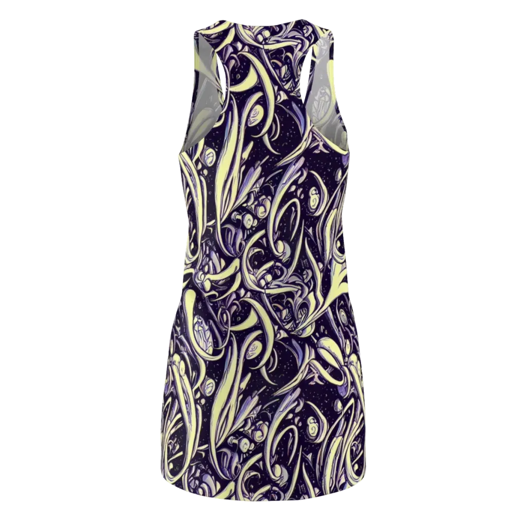Ivory Orbit on Racerback Dress — Back