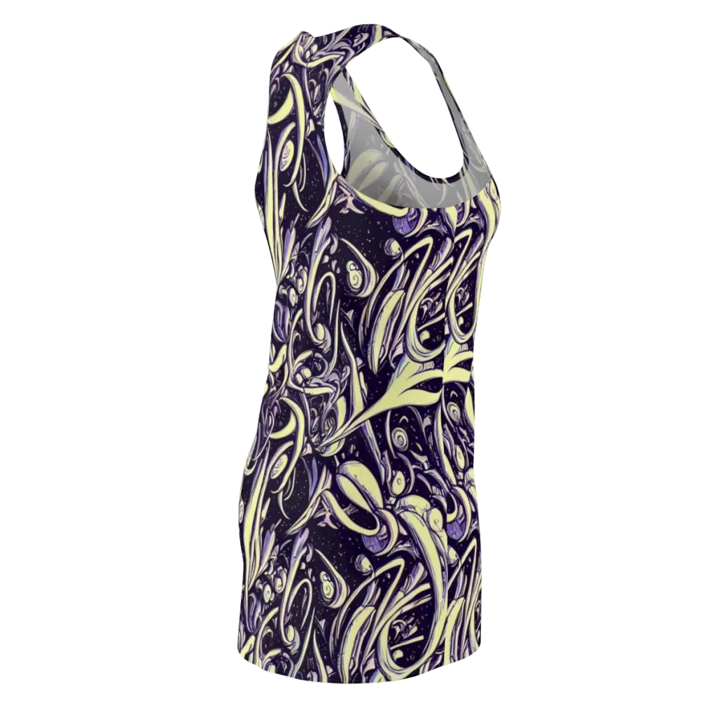 Ivory Orbit on Racerback Dress — Back Side