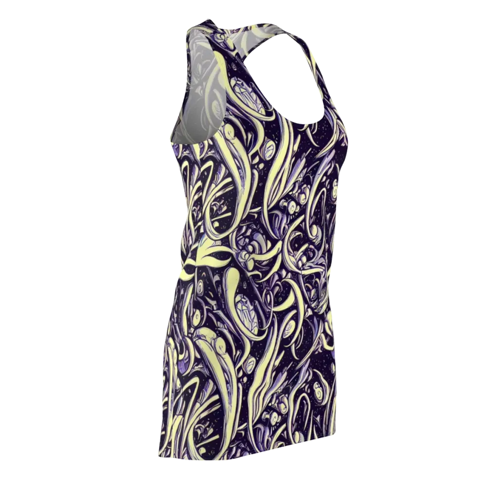 Ivory Orbit on Racerback Dress — Front Side