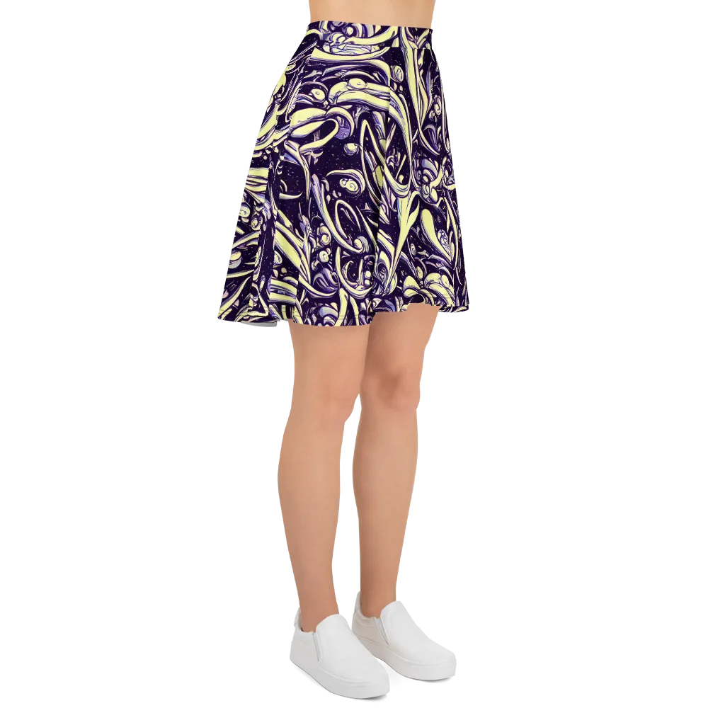 Ivory Orbit on Skater Skirt — Right