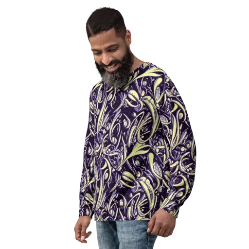 Ivory Orbit on a Sweatshirt