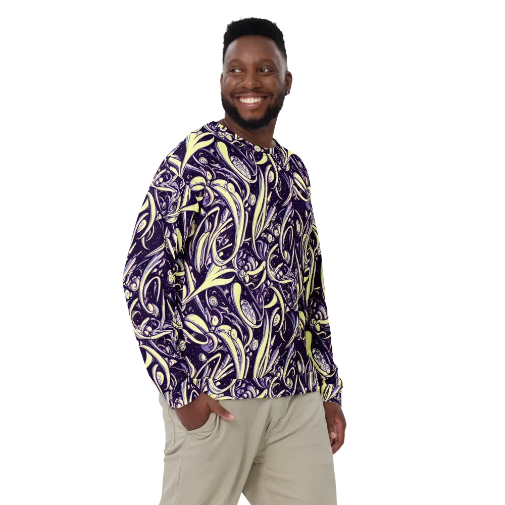 Ivory Orbit on Sweatshirt — Front