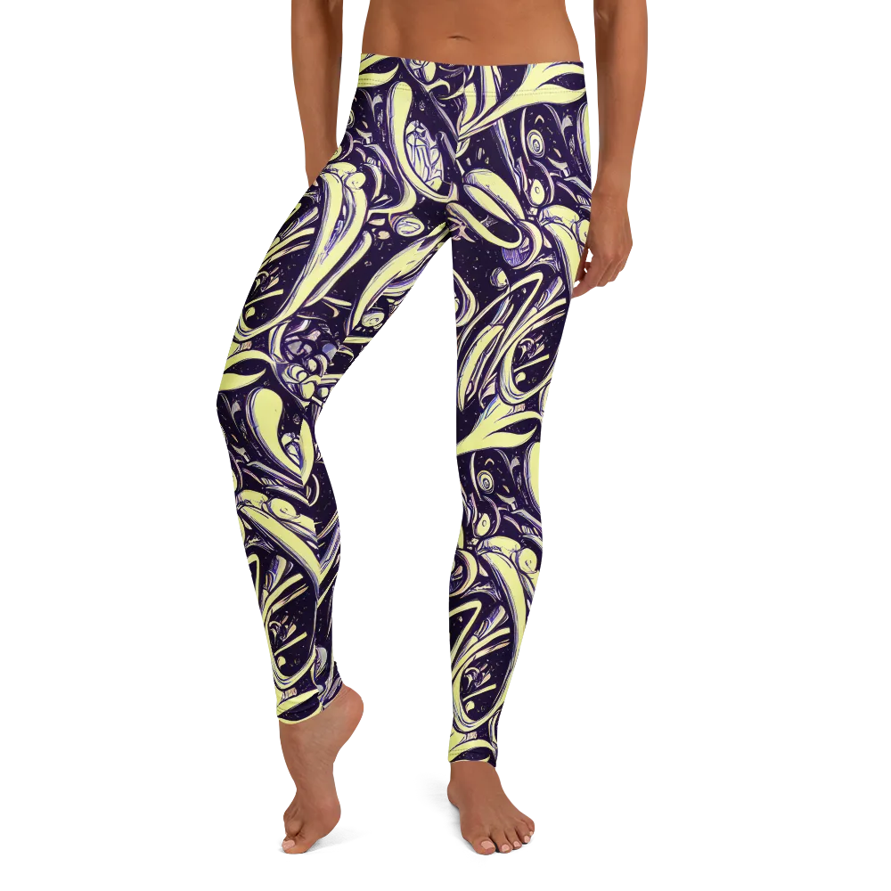Ivory Orbit on Leggings — Front