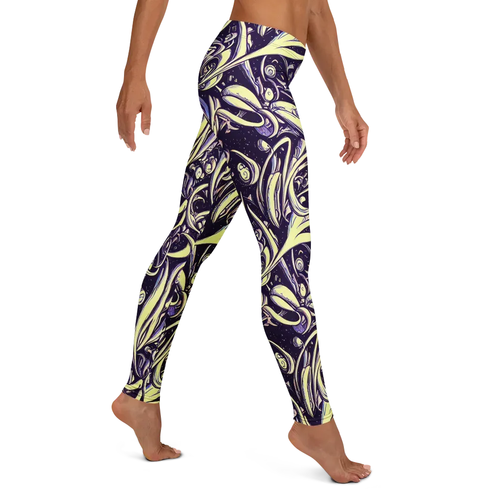 Ivory Orbit on Leggings — Right