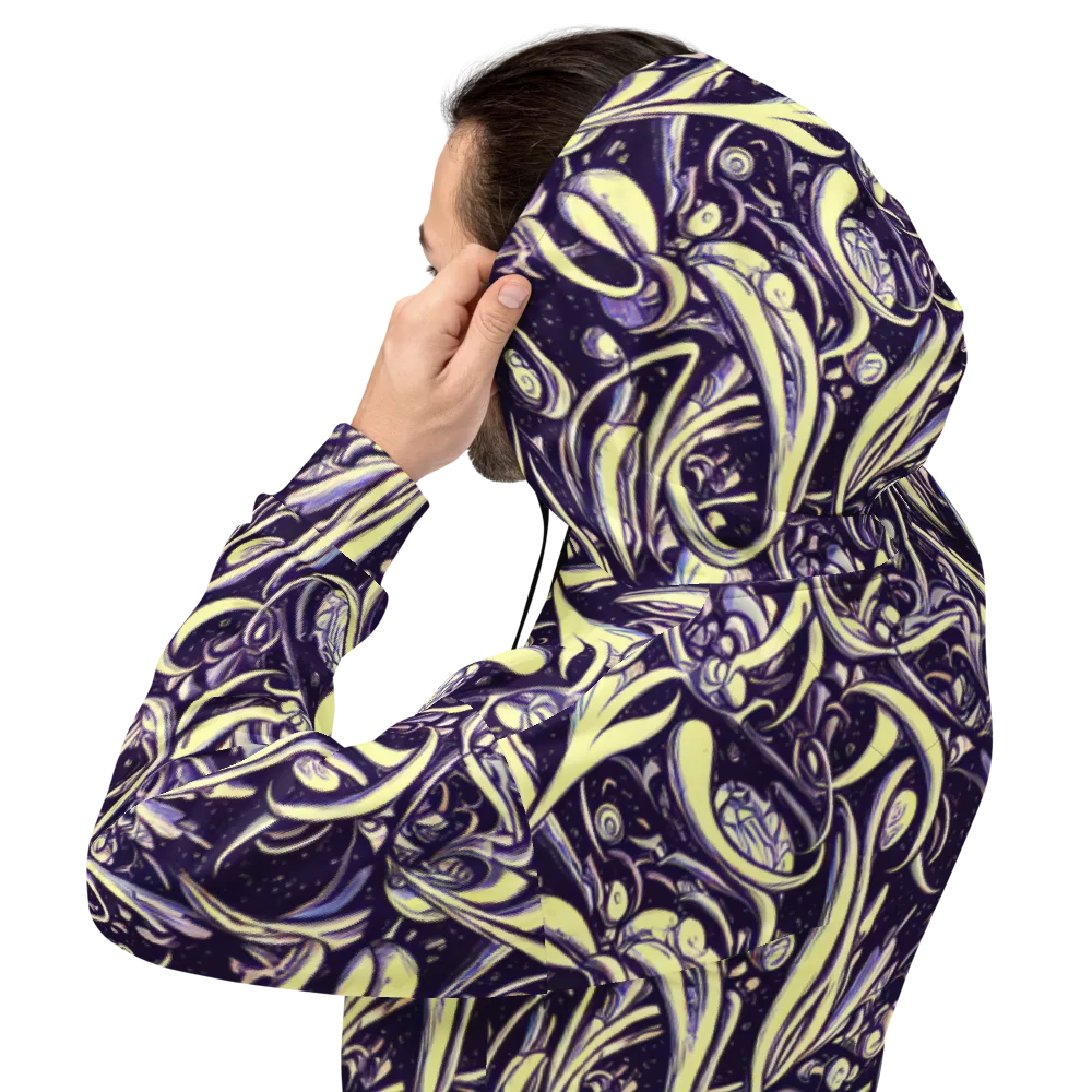 Ivory Orbit on Hoodie — Back