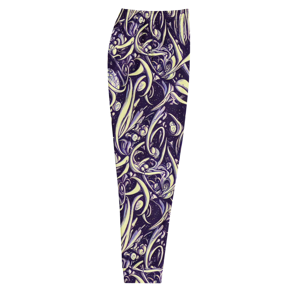 Ivory Orbit on Men's Joggers — Right