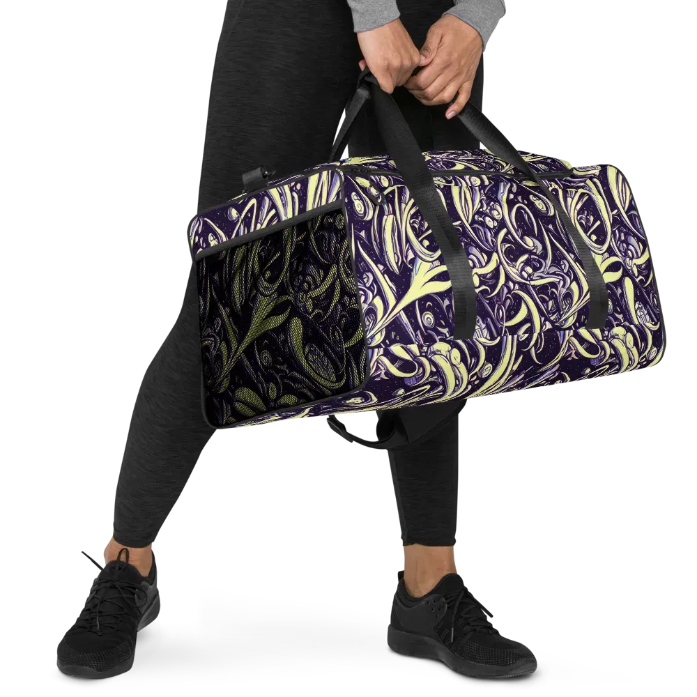 Ivory Orbit on Duffle Bag — Right Front