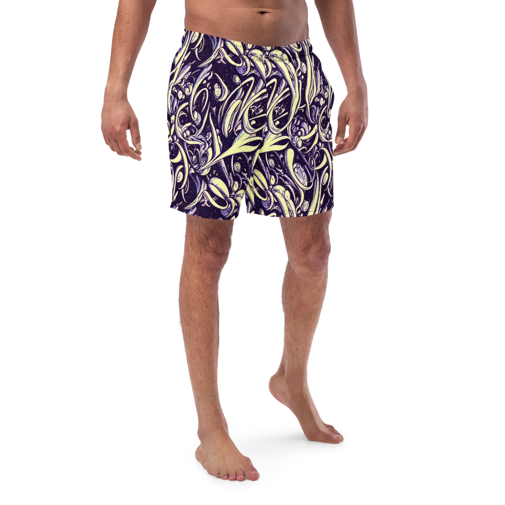 Ivory Orbit on Swim Trunks — Front