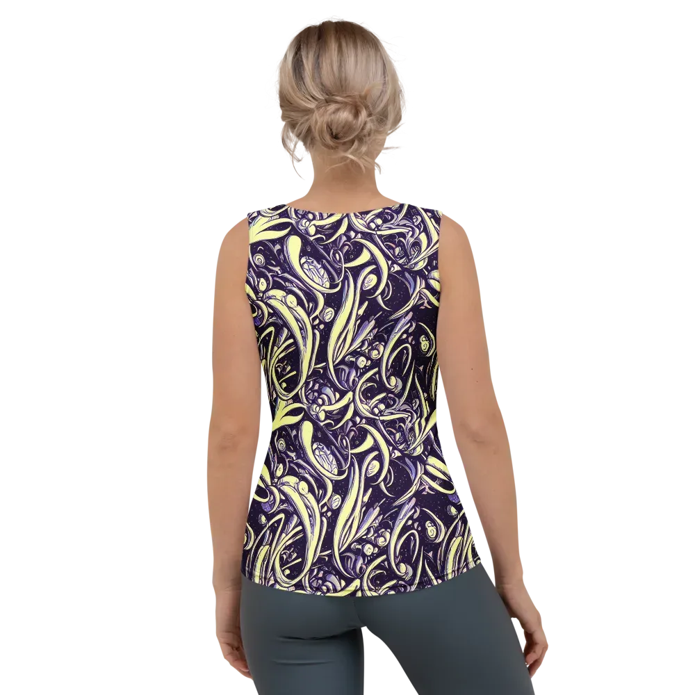 Ivory Orbit on Women's Tank Top — Back
