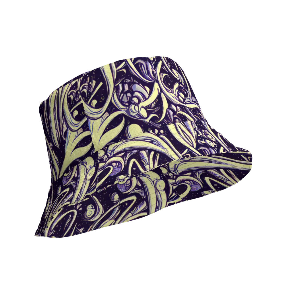 Ivory Orbit on Reversible Bucket Hat — Product details Outside