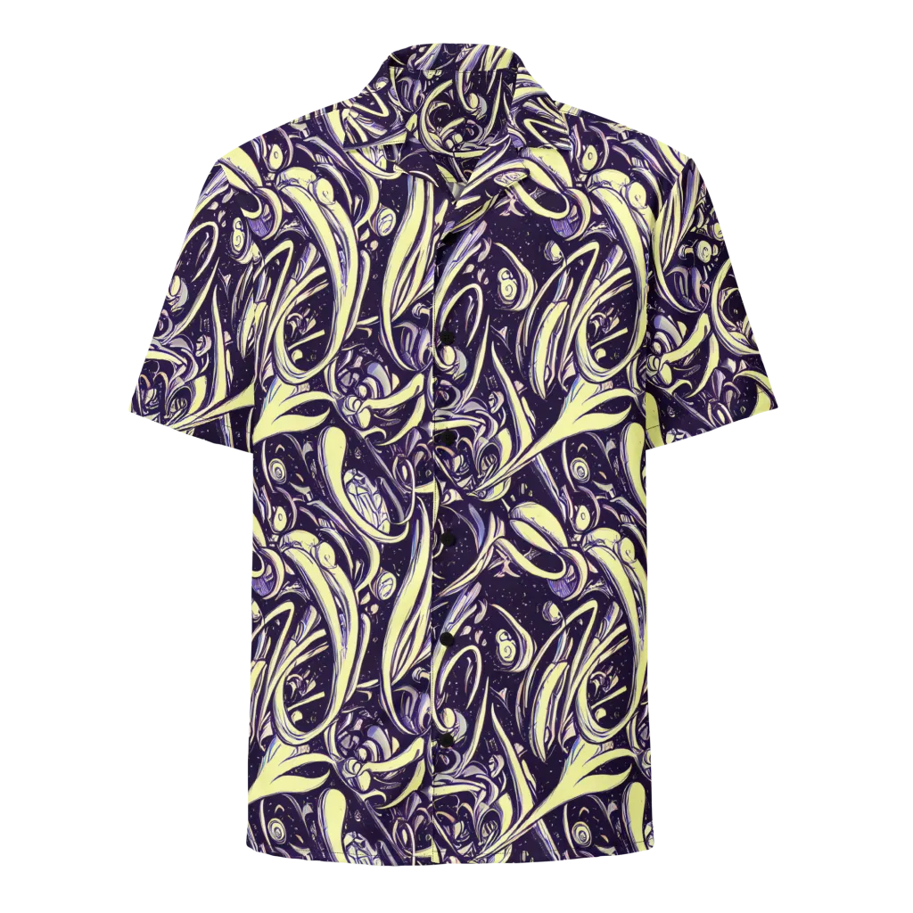 Ivory Orbit on Button Shirt — Front