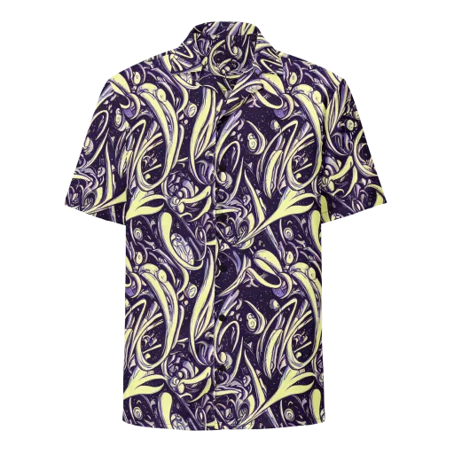 Ivory Orbit on a Button Shirt