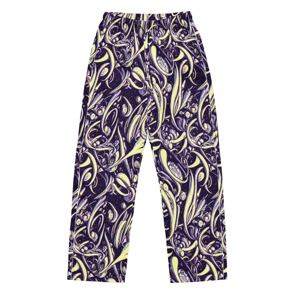 Ivory Orbit on Women's Pajama Pants — Front