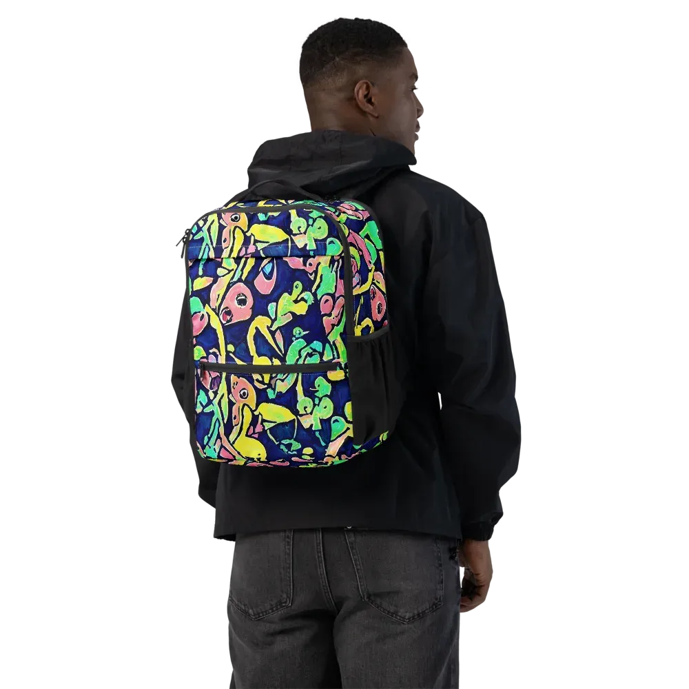 Abyssal Pop on Utility Backpack — Back