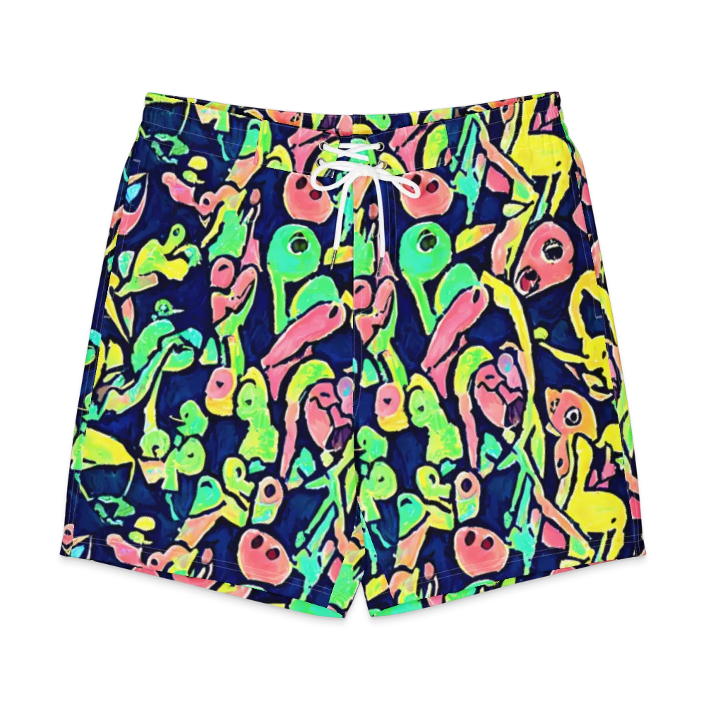 Abyssal Pop on Men's Board Shorts — Front