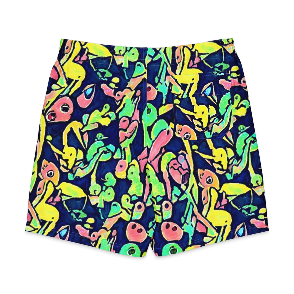 Abyssal Pop on Men's Board Shorts — Back