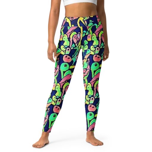Abyssal Pop on a Yoga Leggings