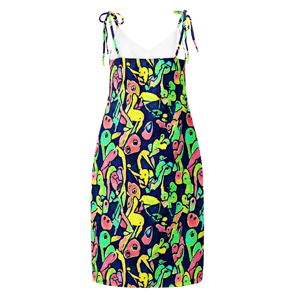 Abyssal Pop on Slip Dress — Back
