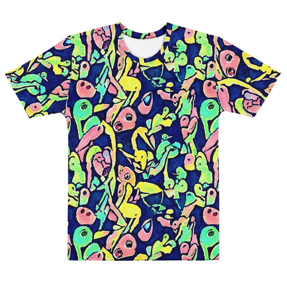 Abyssal Pop on Men's Cotton Crew Neck T-Shirt — Front